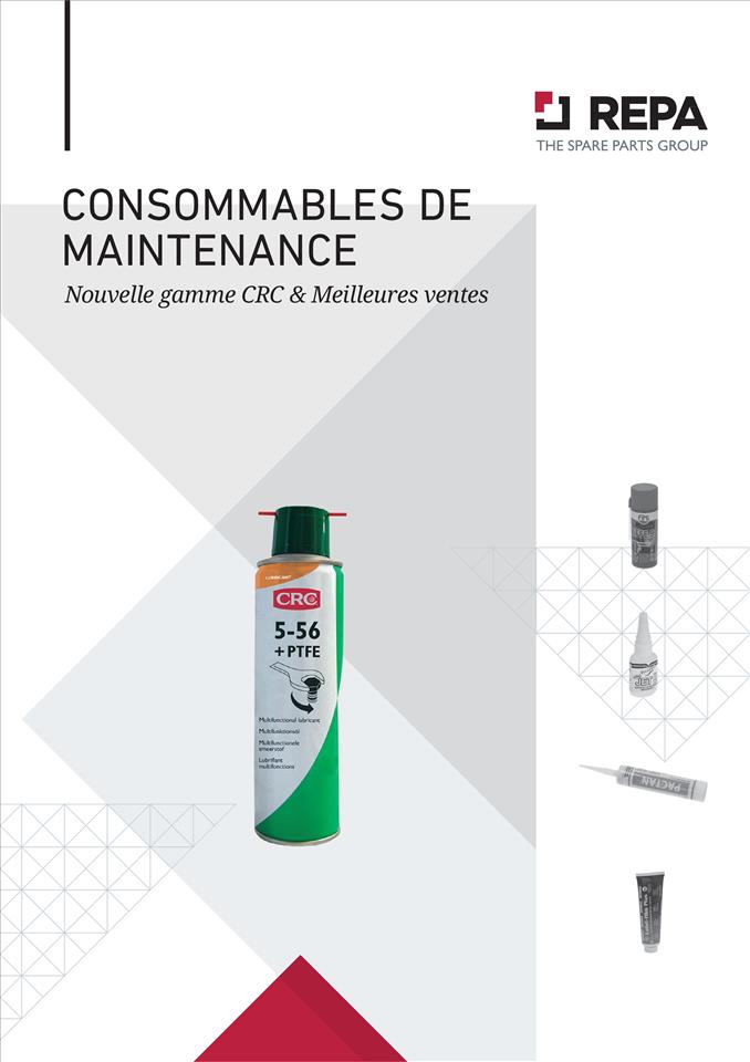 CONSOMMABLES DE MAINTENANCE 07/2022