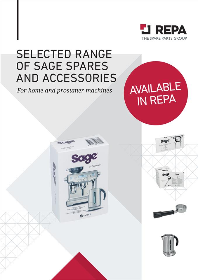 SAGE spares and accessories selection